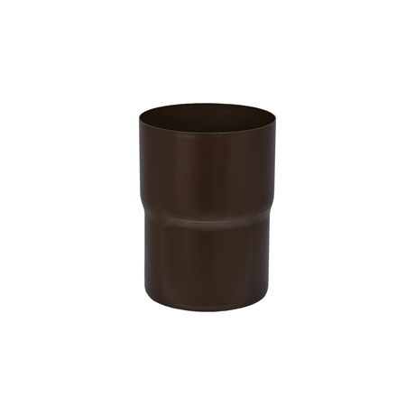 Соединитель трубы в комплекте д.100 (т.коричневый RR 32)