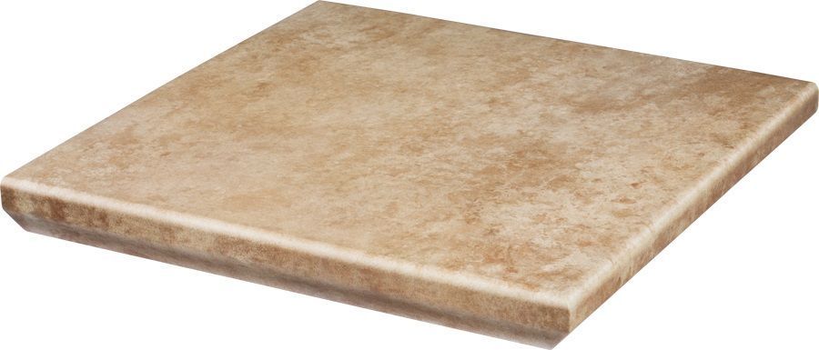 Угловая ступень Ilario Beige с капиносом 33x33х1,1