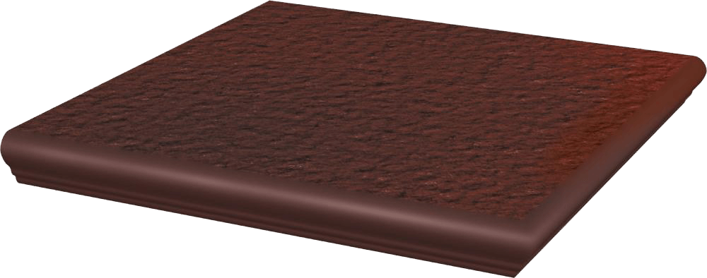 Ступень угловая c капиносом Cloud Brown Duro структурная 33x33х1,1