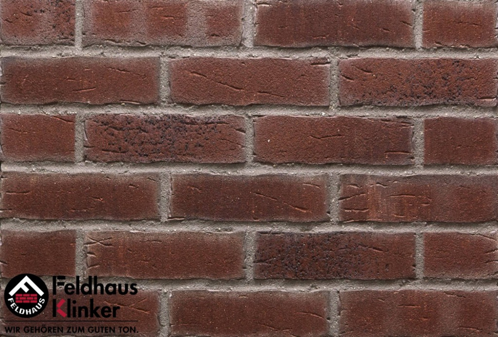 Клинкерная плитка Feldhaus Klinker R664NF 14 sintra cerasi aubergine