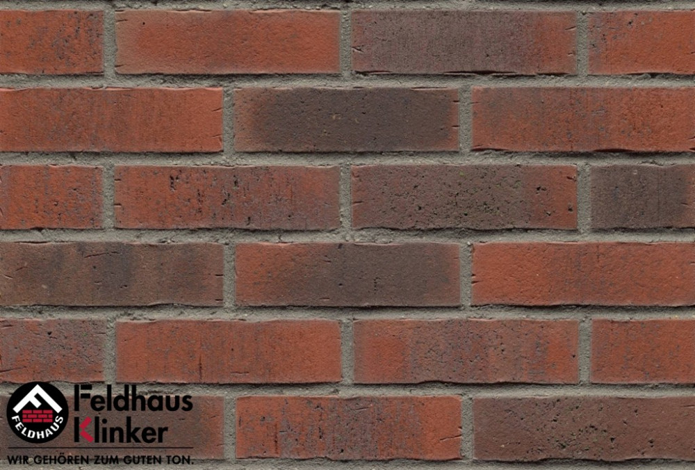 Клинкерная плитка Feldhaus Klinker R743 NF 14 vascu carmesi flores